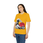 Koi Yin-Yang Wave T-Shirt — Japanese Wave & Red Sun Graphic Tee