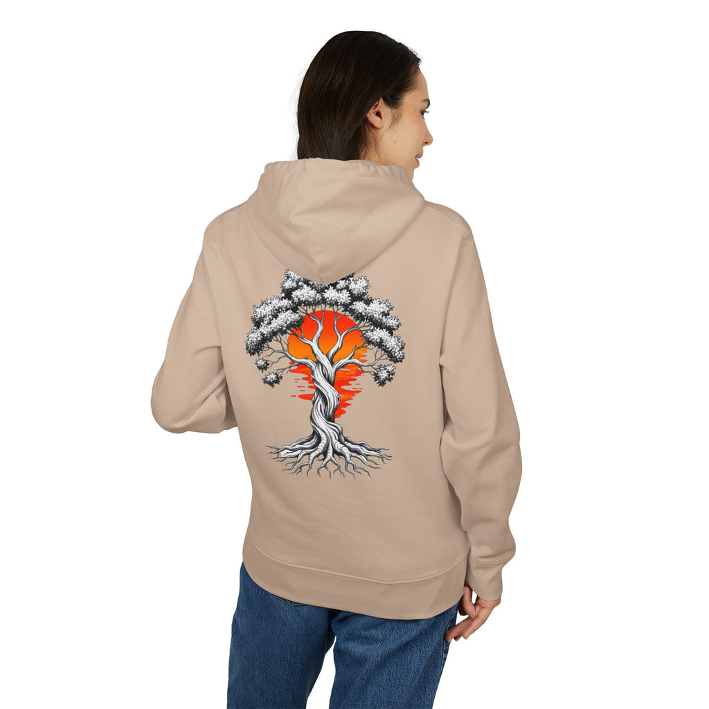 Bonsai Sunset Hoodie — Tree of Life Graphic Pullover