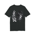 Koi Yin-Yang Wave T-Shirt — Japanese Wave & Red Sun Graphic Tee