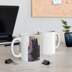 Cute Black Cat Ceramic Mug (11oz & 15oz)