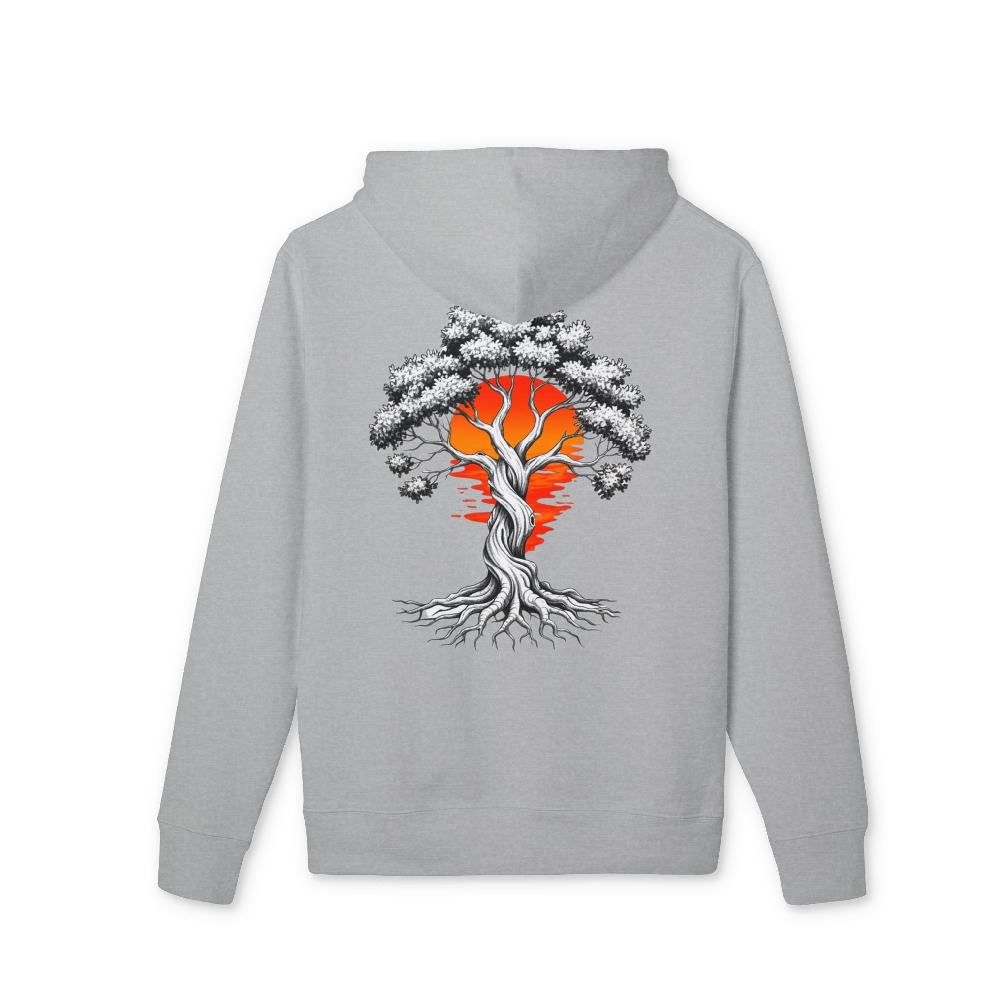 Bonsai Sunset Hoodie — Tree of Life Graphic Pullover