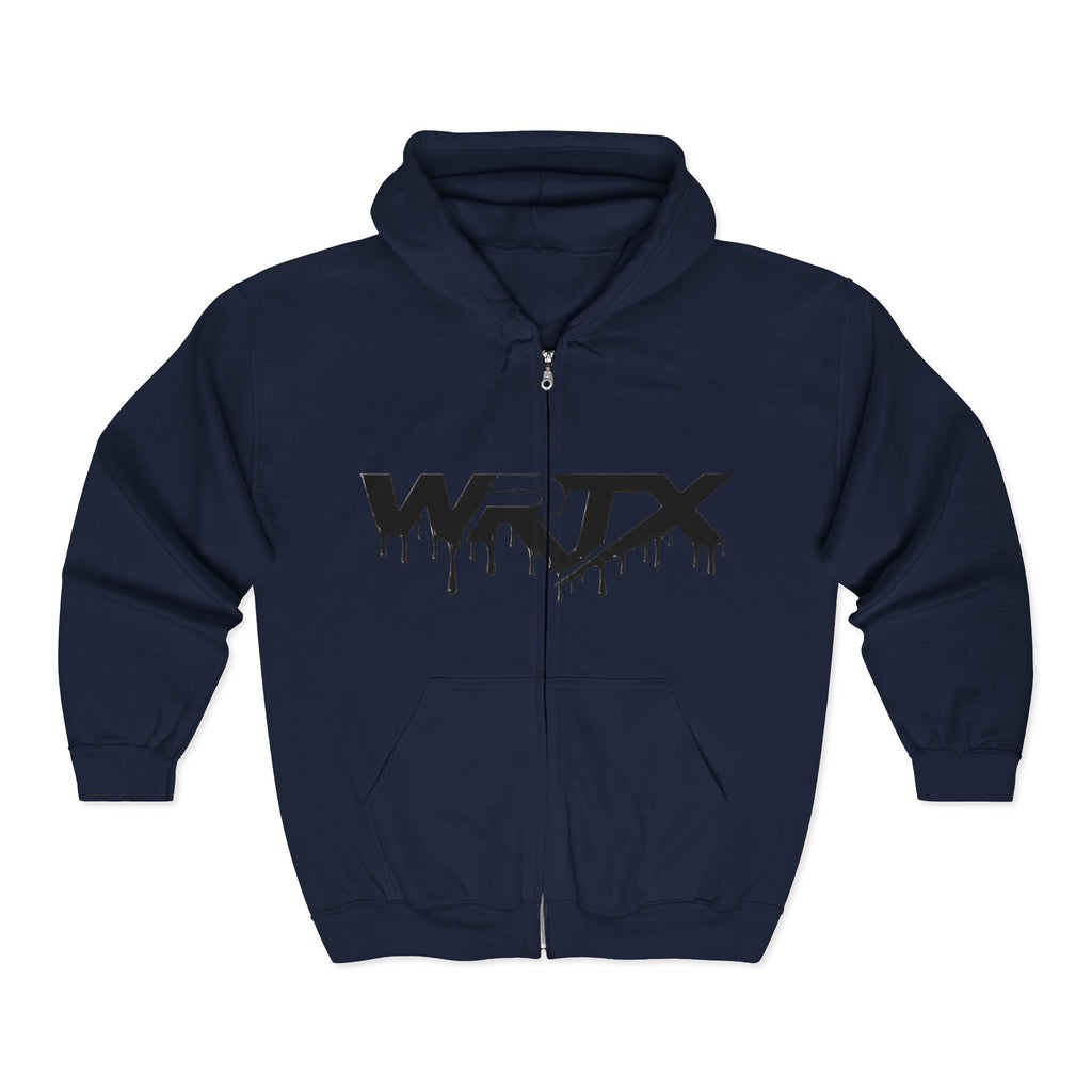 Drip WRTX Zip Hoodie — "You're F***ing Lazy Bitch" Bold Back Print