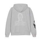 Abstract Drip Logo Hoodie — WNTX Graphic Back Portrait Streetwear