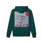 WRTX Graffiti Logo Hoodie — White Streetwear Pullover with Back Graphic