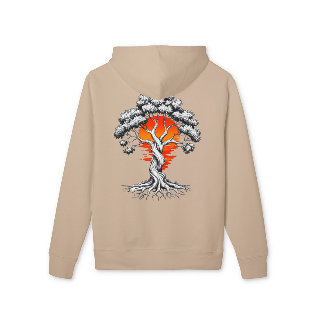 Bonsai Sunset Hoodie — Tree of Life Graphic Pullover