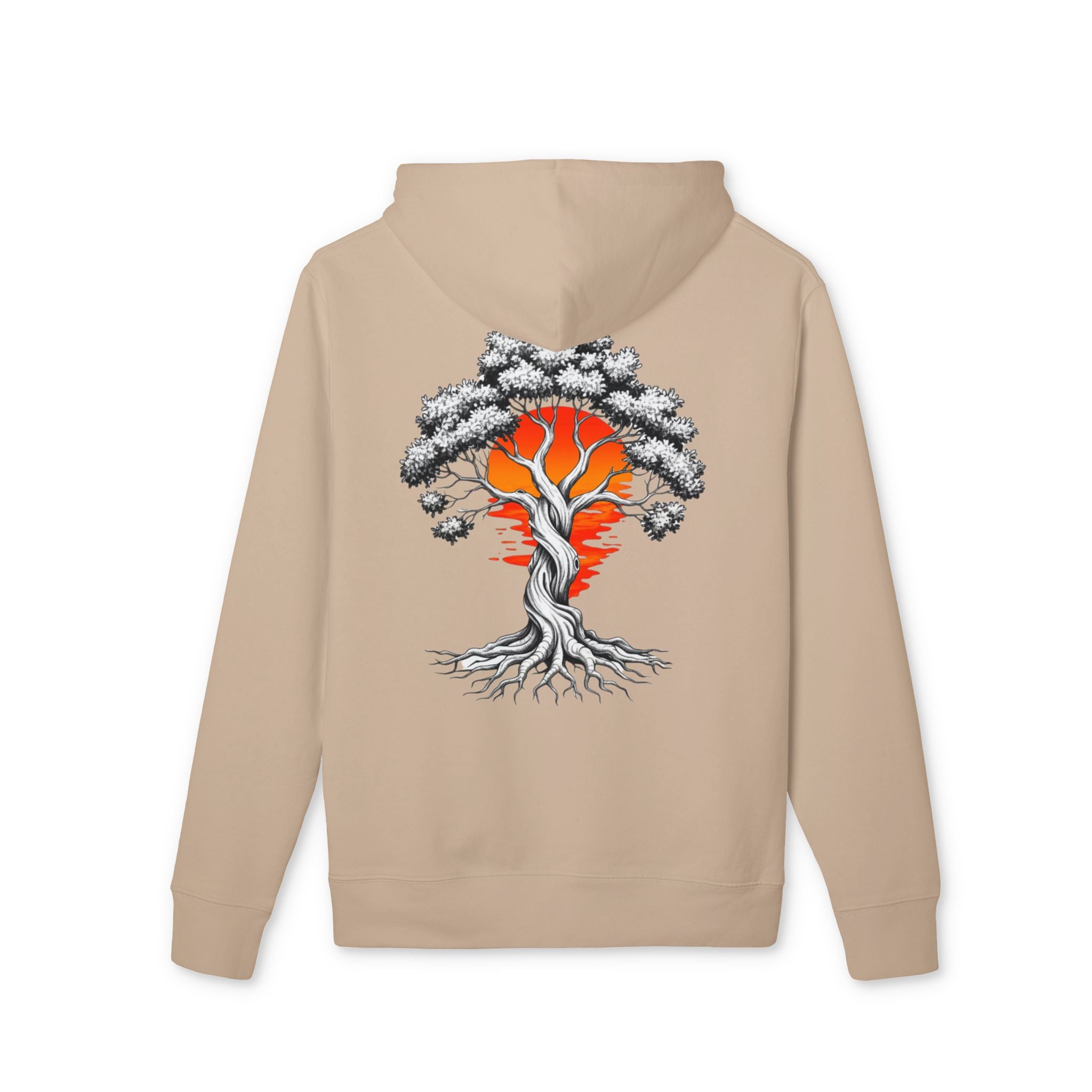 Bonsai Sunset Hoodie — Tree of Life Graphic Pullover