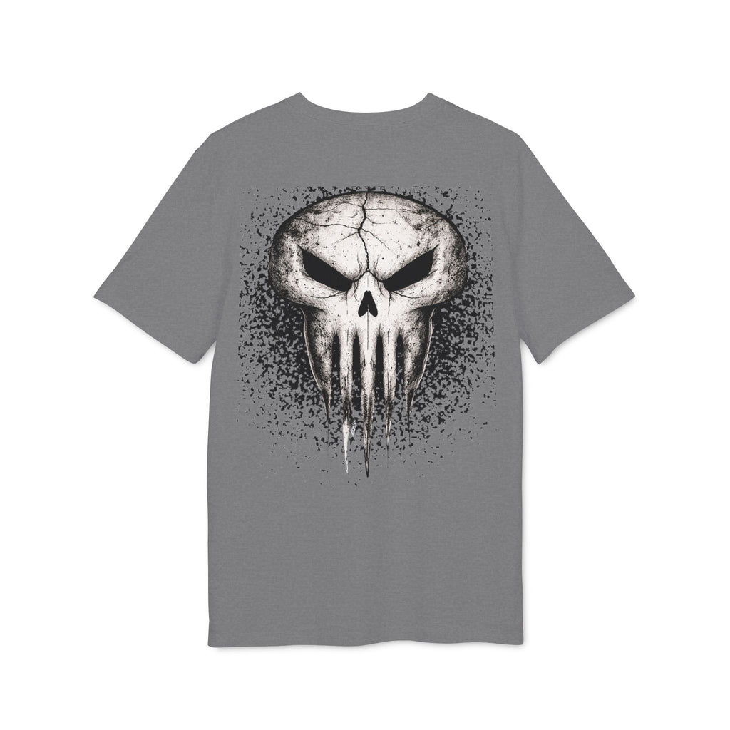 Skull Splatter Tee — Grunge Punisher-Style Graphic T-Shirt