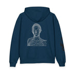 Abstract Drip Logo Hoodie — WNTX Graphic Back Portrait Streetwear
