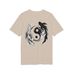 Koi Yin-Yang Wave T-Shirt — Japanese Wave & Red Sun Graphic Tee