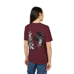 Koi Yin-Yang Wave T-Shirt — Japanese Wave & Red Sun Graphic Tee