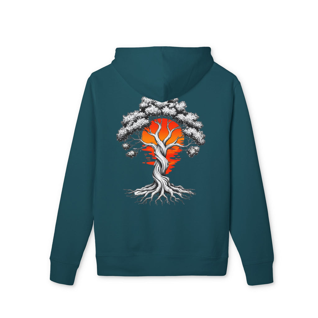 Bonsai Sunset Hoodie — Tree of Life Graphic Pullover