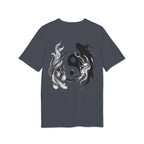 Koi Yin-Yang Wave T-Shirt — Japanese Wave & Red Sun Graphic Tee