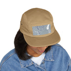 WRX Logo Embroidered 5-Panel Cap — Retro Rally Streetwear