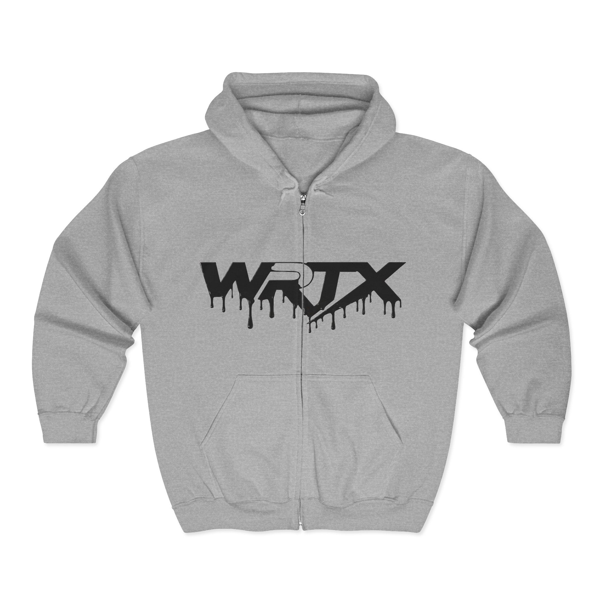 Drip WRTX Zip Hoodie — "You're F***ing Lazy Bitch" Bold Back Print