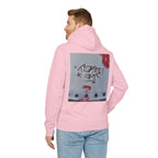 WRTX Graffiti Logo Hoodie — White Streetwear Pullover with Back Graphic