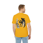 Koi Yin-Yang Wave T-Shirt — Japanese Wave & Red Sun Graphic Tee