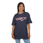 Floral WRX Tee — Oversized White Graphic T‑Shirt with Bouquet Back Print