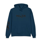 Abstract Drip Logo Hoodie — WNTX Graphic Back Portrait Streetwear