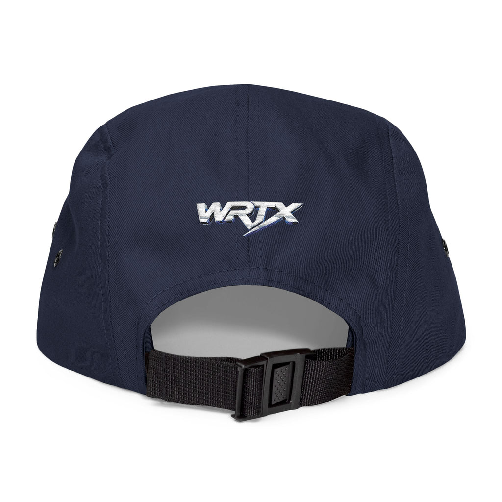 WRX Logo Embroidered 5-Panel Cap — Retro Rally Streetwear