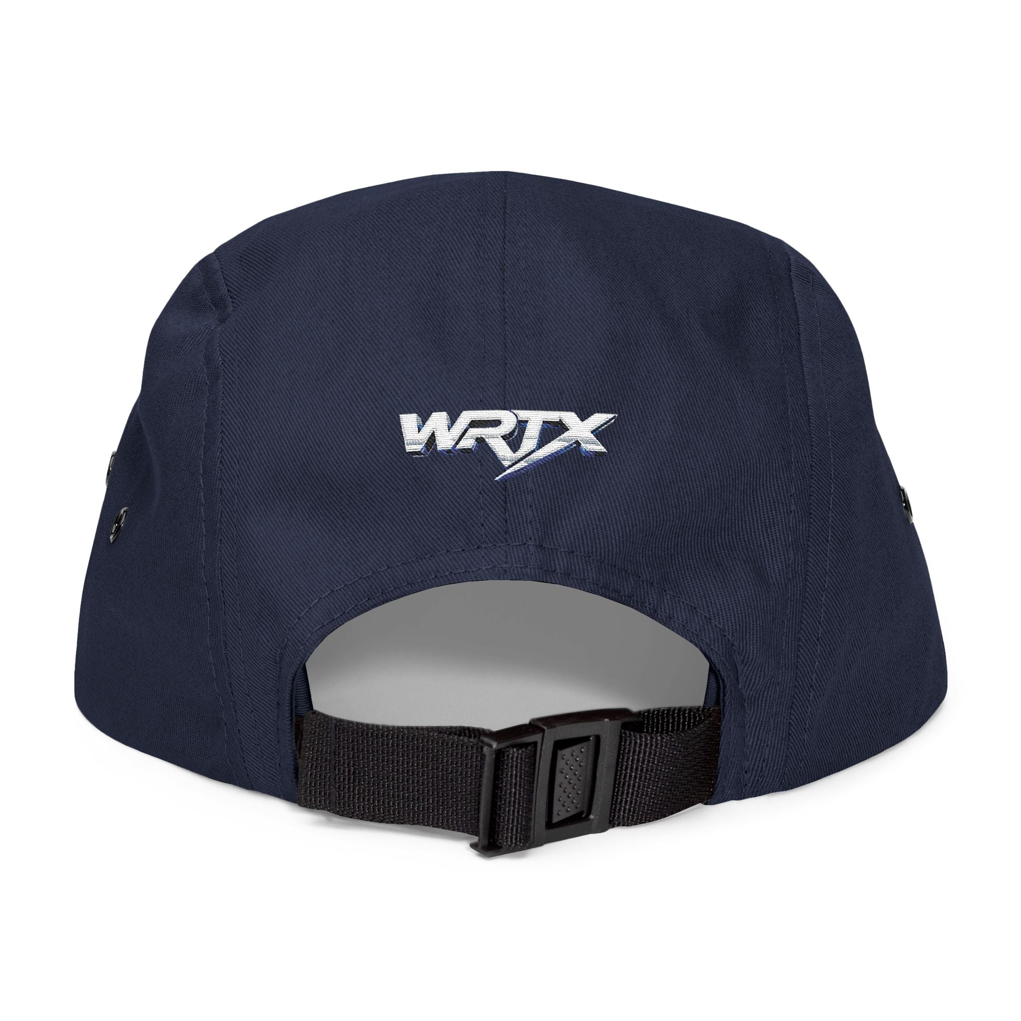 WRX Logo Embroidered 5-Panel Cap — Retro Rally Streetwear