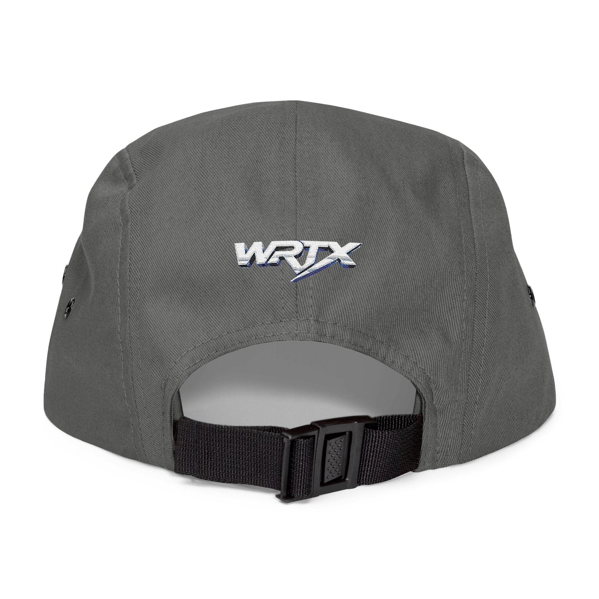 WRX Logo Embroidered 5-Panel Cap — Retro Rally Streetwear