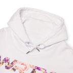 WRTX Logo Hoodie — Floral Front & Neon Samurai Graphic Back Streetwear