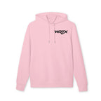 WRTX Graffiti Logo Hoodie — White Streetwear Pullover with Back Graphic