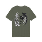 Koi Yin-Yang Wave T-Shirt — Japanese Wave & Red Sun Graphic Tee