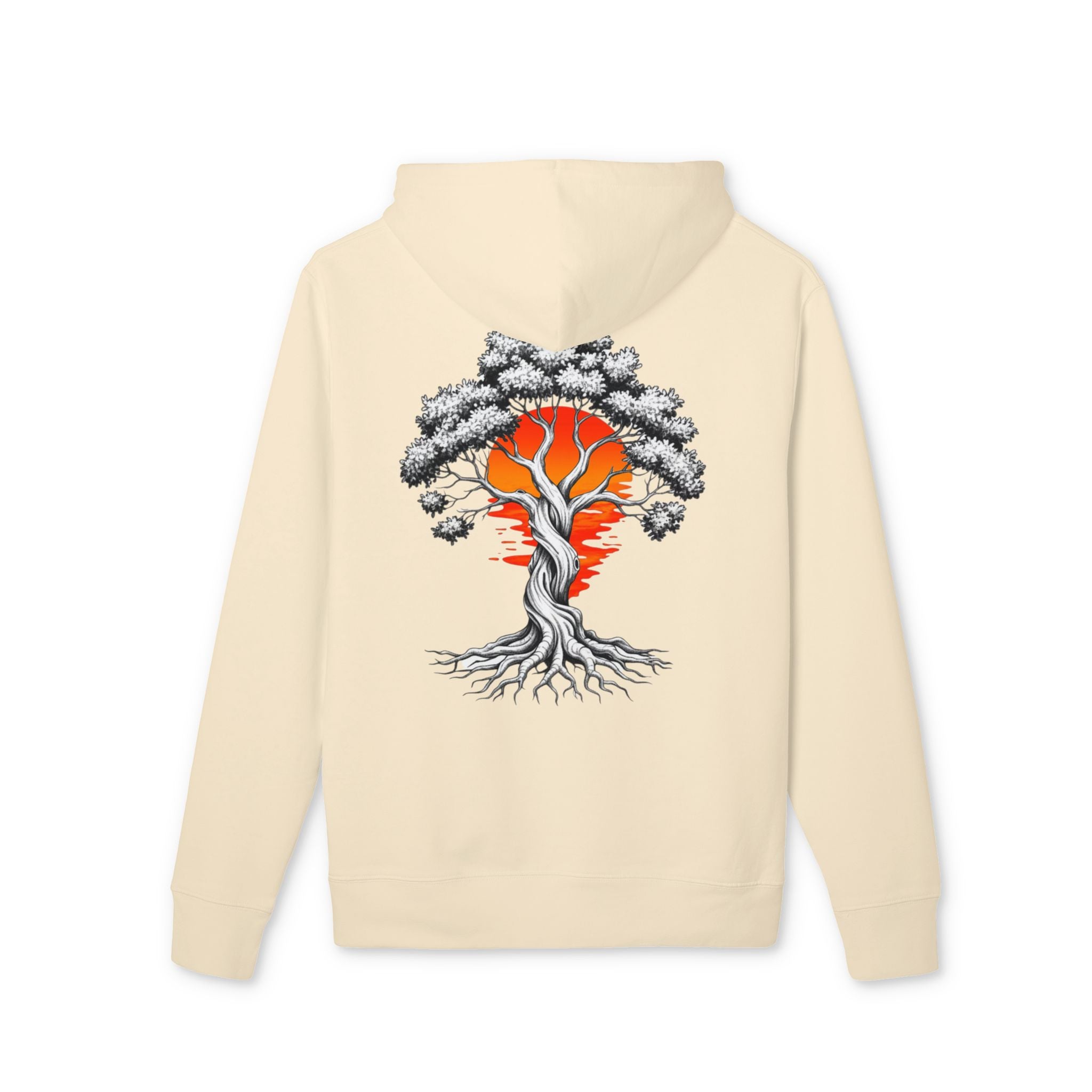 Bonsai Sunset Hoodie — Tree of Life Graphic Pullover