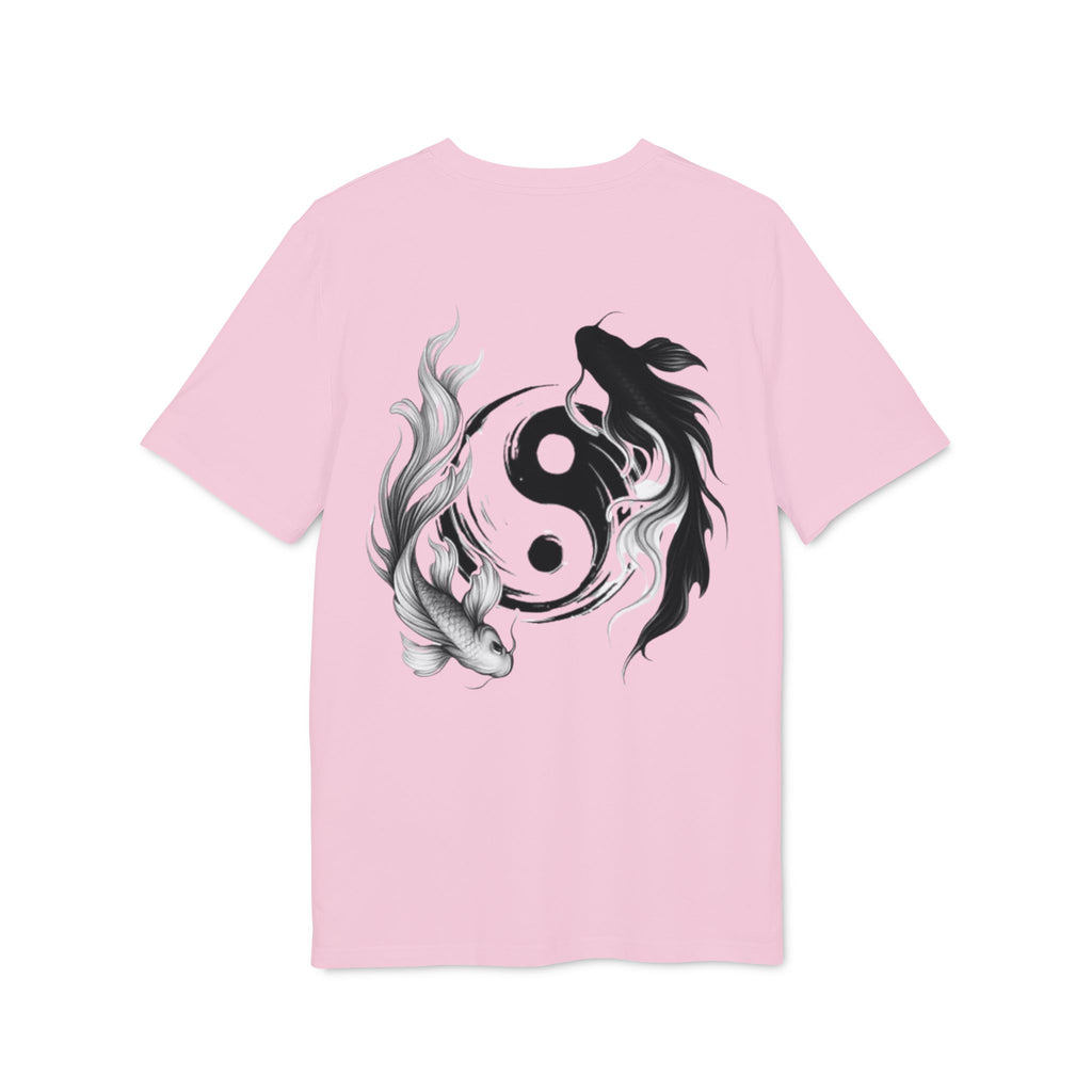 Koi Yin-Yang Wave T-Shirt — Japanese Wave & Red Sun Graphic Tee