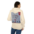 WRTX Graffiti Logo Hoodie — White Streetwear Pullover with Back Graphic