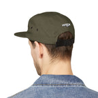 WRX Logo Embroidered 5-Panel Cap — Retro Rally Streetwear