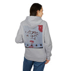 WRTX Graffiti Logo Hoodie — White Streetwear Pullover with Back Graphic