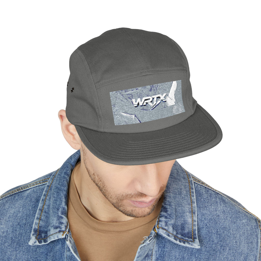 WRTX Embroidered 5-Panel Cap — Vintage Racing Logo Hat