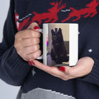 Cute Black Cat Ceramic Mug (11oz & 15oz)