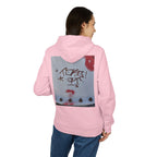 WRTX Graffiti Logo Hoodie — White Streetwear Pullover with Back Graphic