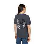 Koi Yin-Yang Wave T-Shirt — Japanese Wave & Red Sun Graphic Tee