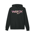 WRTX Logo Hoodie — Floral Front & Neon Samurai Graphic Back Streetwear