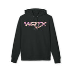 WRTX Logo Hoodie — Floral Front & Neon Samurai Graphic Back Streetwear