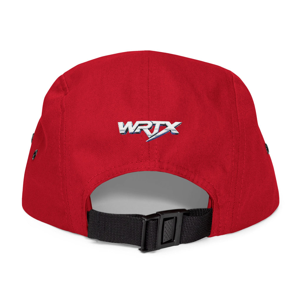 WRX Logo Embroidered 5-Panel Cap — Retro Rally Streetwear