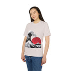 Koi Yin-Yang Wave T-Shirt — Japanese Wave & Red Sun Graphic Tee