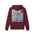 WRTX Graffiti Logo Hoodie — White Streetwear Pullover with Back Graphic