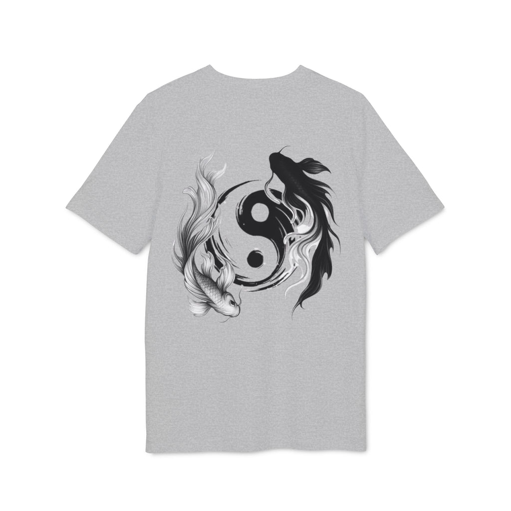 Koi Yin-Yang Wave T-Shirt — Japanese Wave & Red Sun Graphic Tee