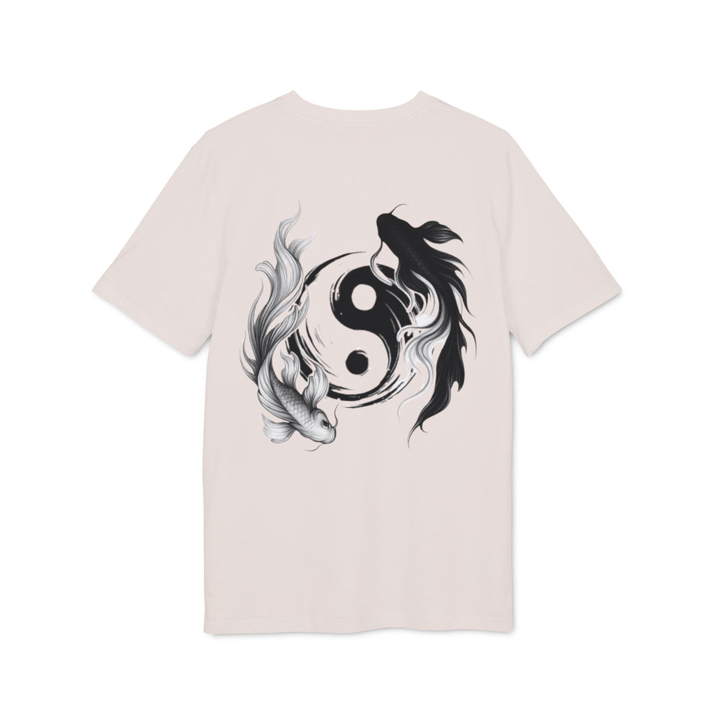 Koi Yin-Yang Wave T-Shirt — Japanese Wave & Red Sun Graphic Tee