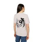 Koi Yin-Yang Wave T-Shirt — Japanese Wave & Red Sun Graphic Tee