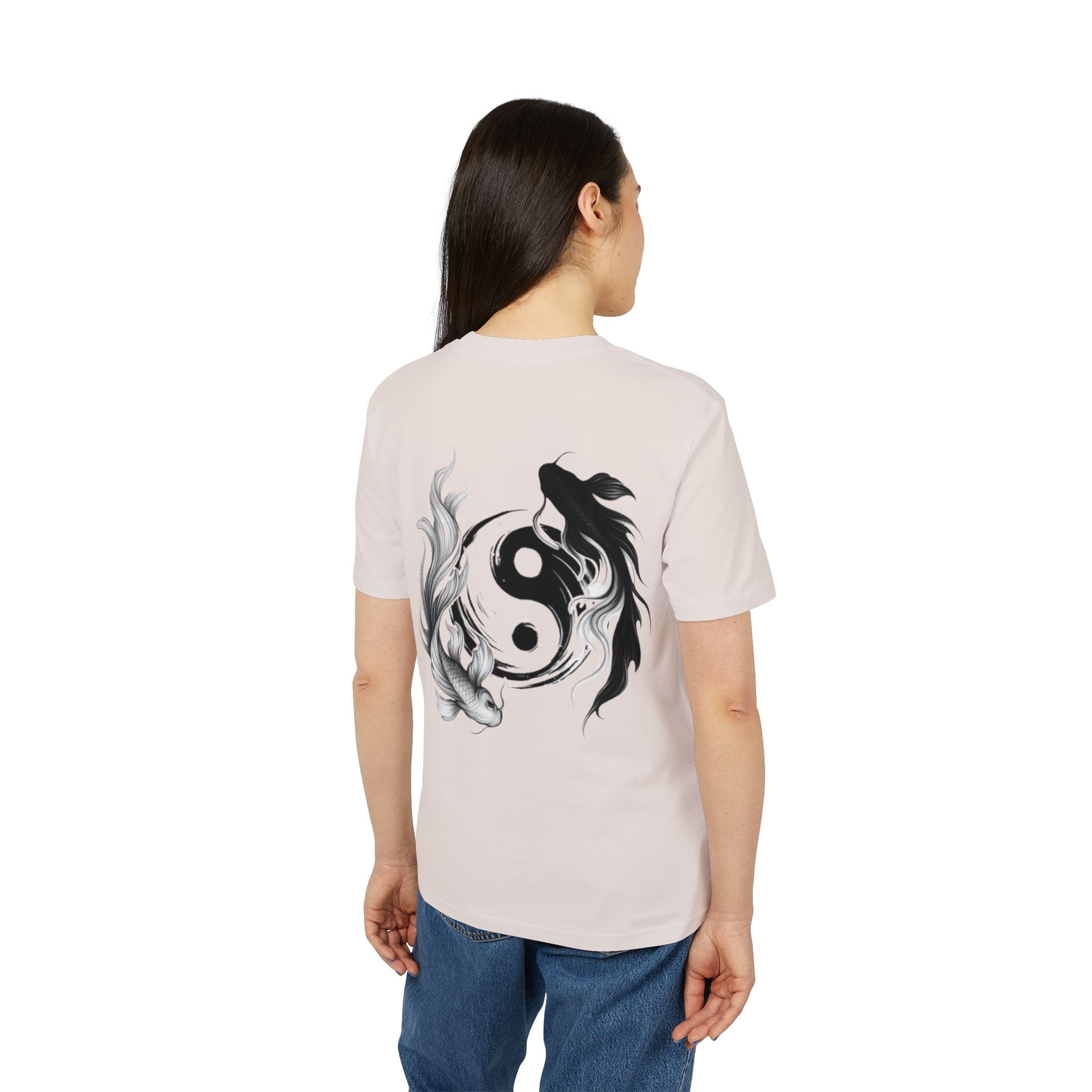 Koi Yin-Yang Wave T-Shirt — Japanese Wave & Red Sun Graphic Tee