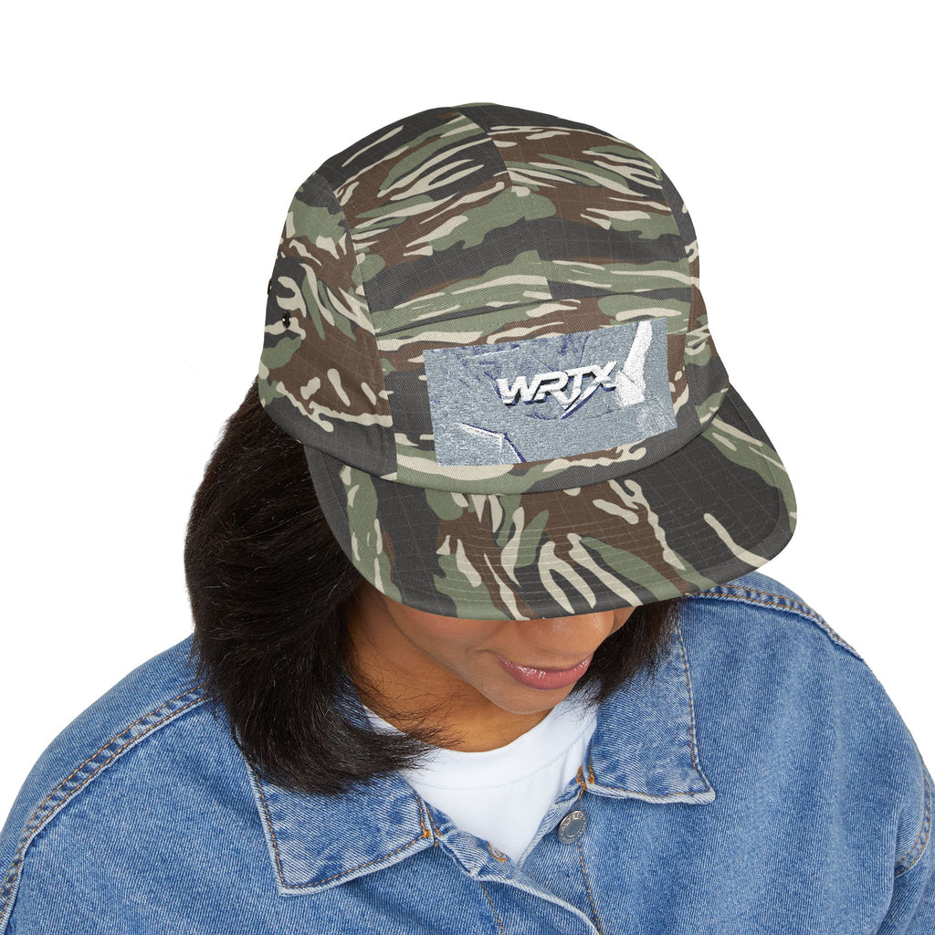 WRTX Embroidered 5-Panel Cap — Vintage Racing Logo Hat