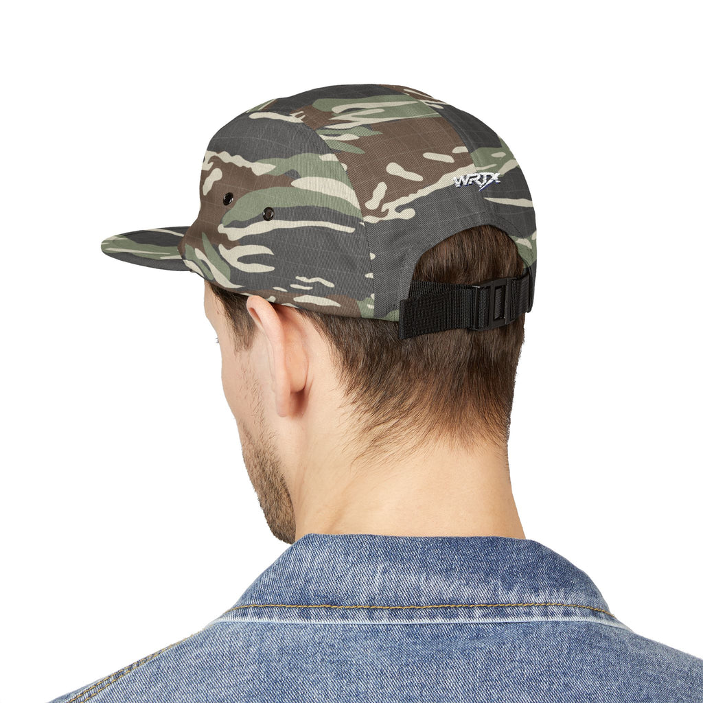 WRTX Embroidered 5-Panel Cap — Vintage Racing Logo Hat