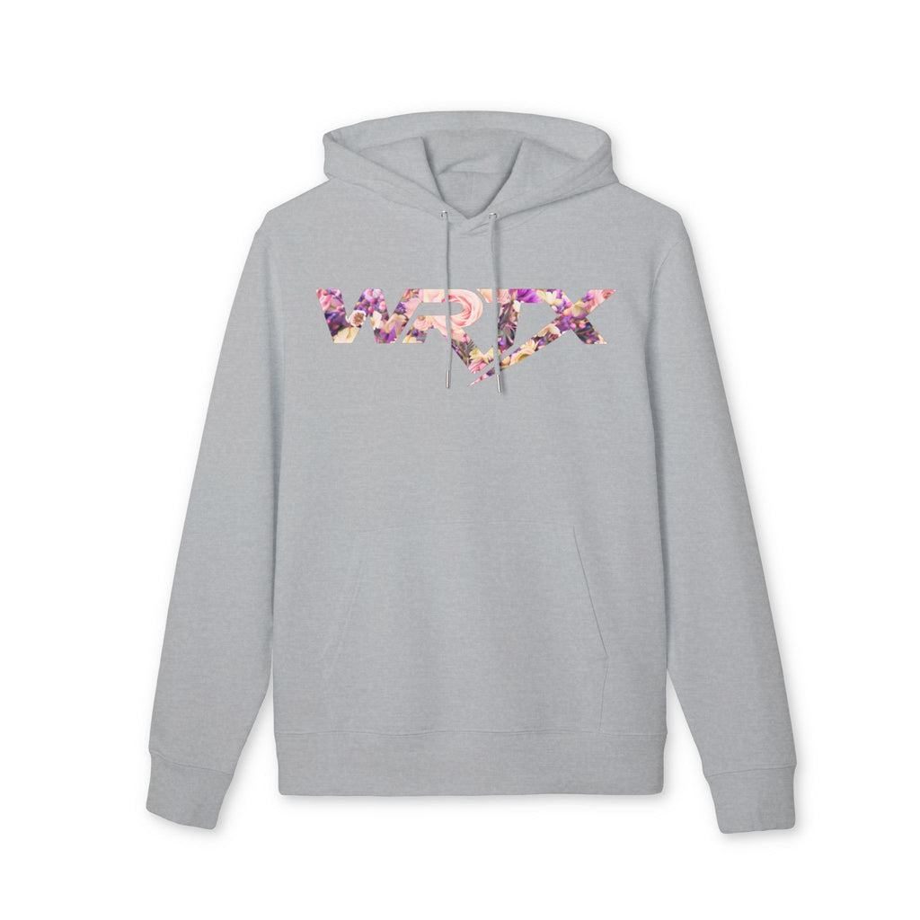 WRTX Logo Hoodie — Floral Front & Neon Samurai Graphic Back Streetwear