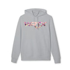 WRTX Logo Hoodie — Floral Front & Neon Samurai Graphic Back Streetwear